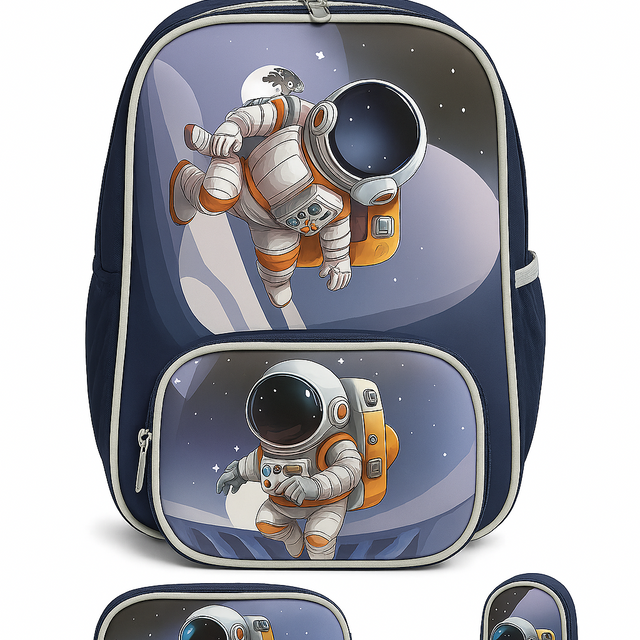 Galaxy Explorer 3 in 1 School Bag Set | Book Bag, Lunch Bag & Pencil Case