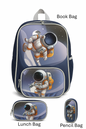 Galaxy Explorer 3 in 1 School Bag Set | Book Bag, Lunch Bag & Pencil Case